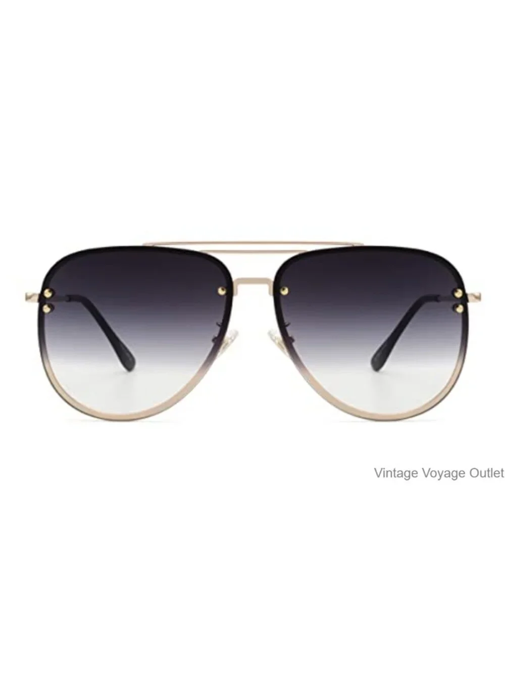 Oversized Aviator Sunglasses for Women UV400 Protection Spring Hinges
